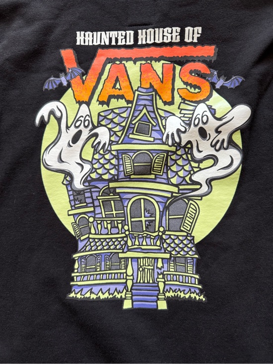 Vans Other - Vans Boys Haunted House Halloween Hoodie size Medium SEE BACK